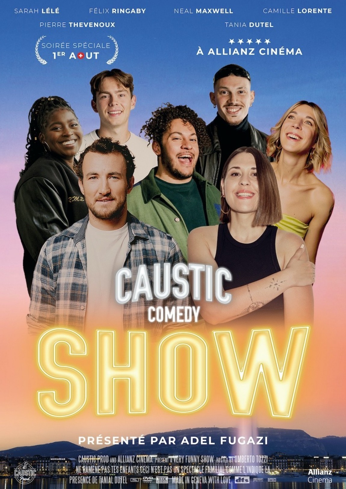 Le 1er août du Caustic Comedy Club