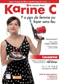 One-woman-show de Karine C Lausanne stemutz.ch