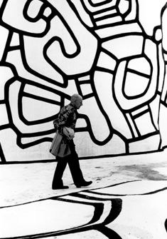 Kurt Wyss, Jean Dubuffet sur la Closerie Falbala, Périgny-sur- Yerres, 3 août 1973