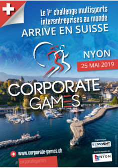 AFFICHE CORPORATE GAMES SWISS