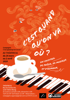 Affiche C'est quand qu'on va où ? Solène Besnard Affiche C'est quand qu'on va où ? Solène Besnard