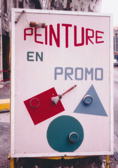  Peinture en promo, phot. Andreas Züst © l’artiste