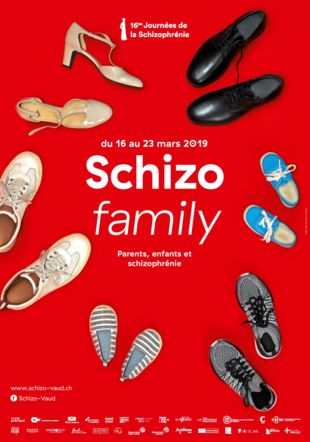 Affiche des Journées de la Schizophrénie 2019 : Schizo'Family