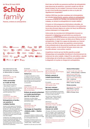 Programme des Journées de la Schizophrénie 2019 : page 2