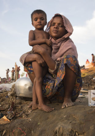 Dans le camp de réfugiés rohingyas de Cox's Bazar