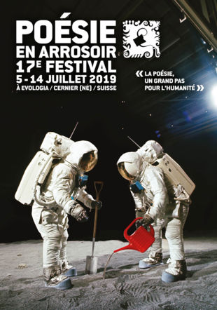 Affiche de la 17ème édition du Festival Poésie en arrosoir