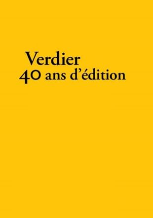 Verdier, 40 ans d'édition