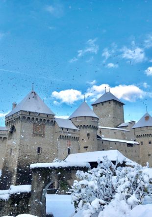 Château en neige