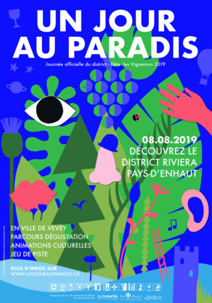 Poster A3 Un jour au Paradis