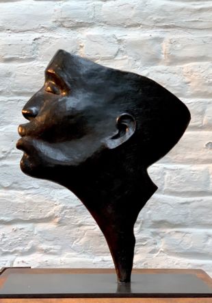 L'Ombre et le Baiser - bronze - 2015 - h.37cm - l.29cm - p.7cm