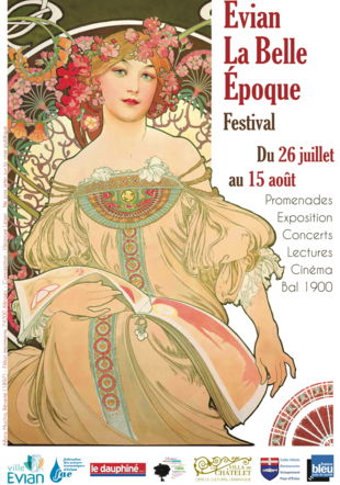 Affiche du festival Evian la Belle Époque