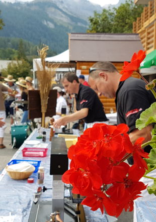 stands lors de Fromage et Cime