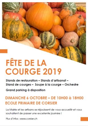 Flyer Fête de la Courge 2019