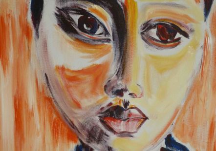 image de l'affiche de l'expo: 'Sous le pinceau!'