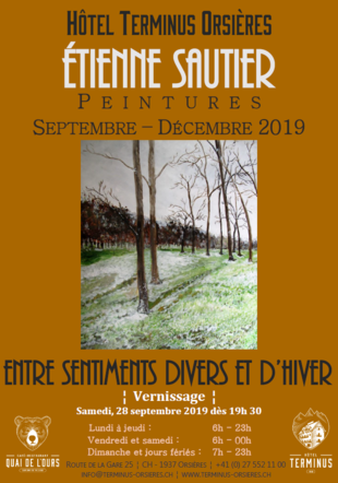 Entre sentiments divers et d'hiver - Etienne Sautier - Peintures