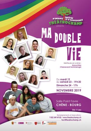 Flyer spectacle Ma double vie