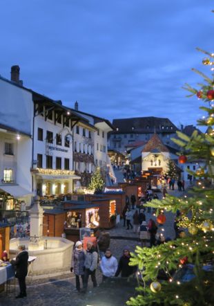 Marché de Noël à Gruyères