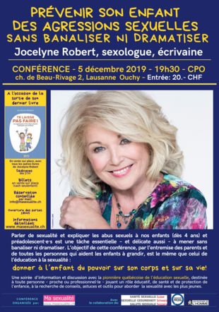 Affiche Conférence Jocelyne Robert