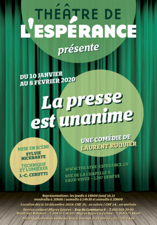 Affiche de la pièce AA Actual Pub SA Affiche de la pièce AA Actual Pub SA