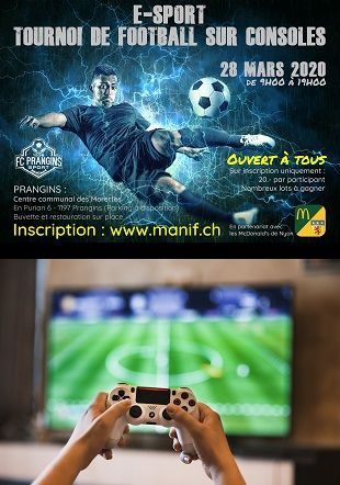 Tournoi de Football sur consoles