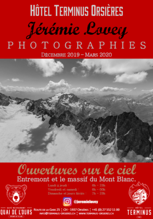 OUVERTURES SUR LE CIEL L’Entremont et le massif du Mont Blanc.