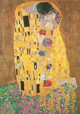 Gustav Klimt, Le baiser. 1908