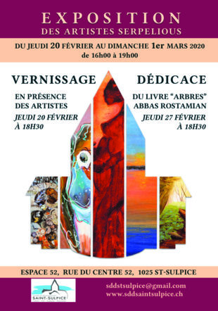 EXPOSITION DES ARTISTES SERPELIOUS A SAINT-SULPICE