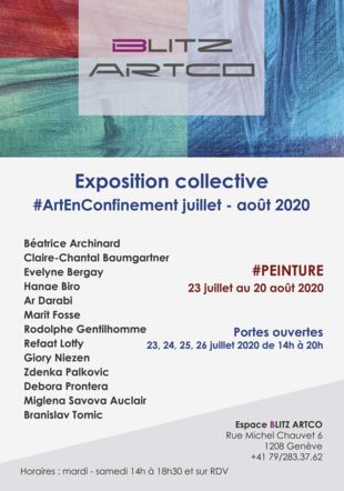 Exposition collective #Peinture blitz artco Exposition collective #Peinture blitz artco