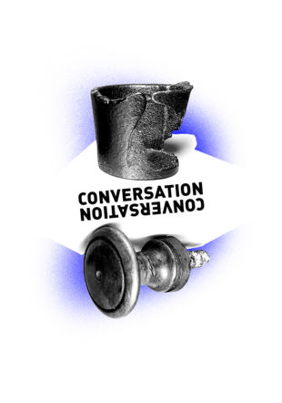 CONVERSATIONS, objets au départ des deux conversations