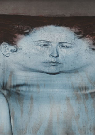 Kiki Smith, "My Blue Lake", 1995.