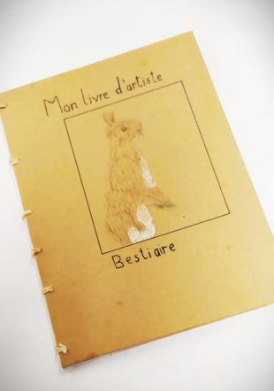 Livre d'artiste réalisés par les élèves de l'atelier