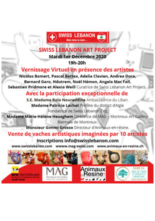 Vernissage virtuel - 1er décembre Swiss Lebanon Art Project