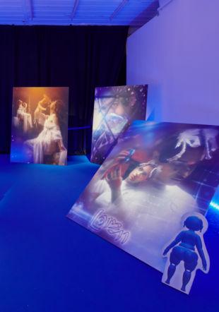 Vue d'exposition, Giulia Essyad, "A Selene Blues", Fri Art, 2020. Photo : Guillaume Python