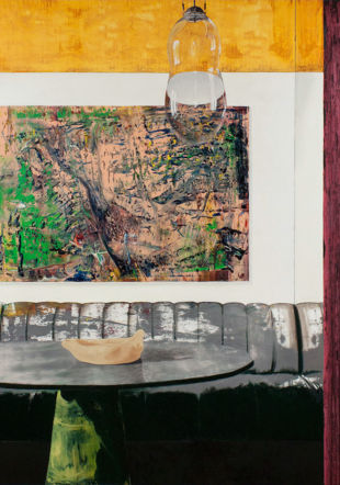 Stéphane Ducret, Painting Number 4 (#Gerhard Richter #ImiKnoebel), 2019, oil and oilstick on canvas, 208 x 188 x 4 cm