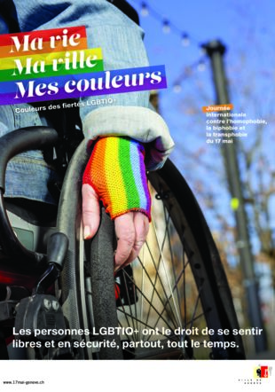 Affiche de la campagne LGBTIQ+