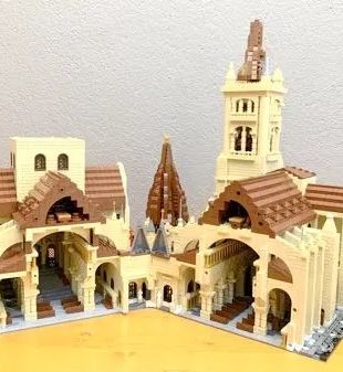 Maquette de la cathédrale de Lausanne en Lego par Patrick Graber