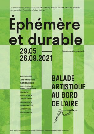 Flyer exposition Ephémère et durable