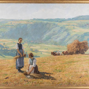 Eugène Burnand, Les Glaneuses, 1880, huile sur toile