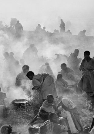 Camp de déplacés, Ethiopie 1983