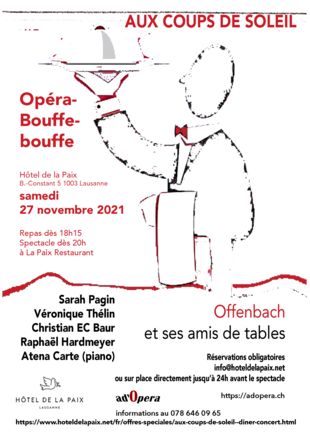 Affiche Opéra-Bouffe-bouffe