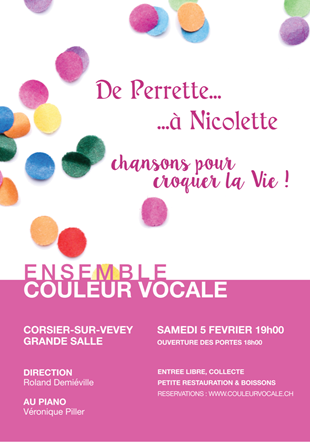 De Perette à Nicolette, chansons pour croquer la vie