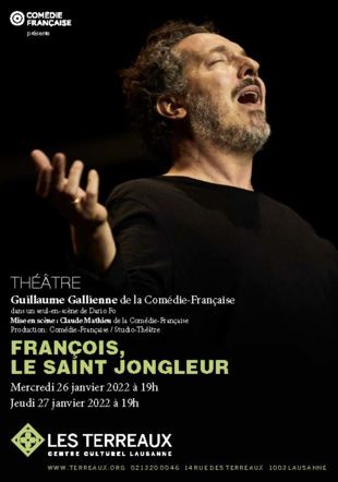 Affiche spectacle François, le saint-jongleur