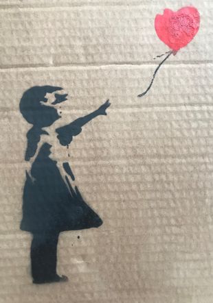 La Fille au Ballon de Banksy POPA La Fille au Ballon de Banksy POPA