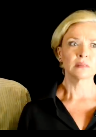 Une femme, un homme, tension, émotion