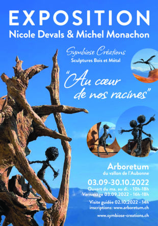 Affiche de l'exposition "Au coeur de nos racines"