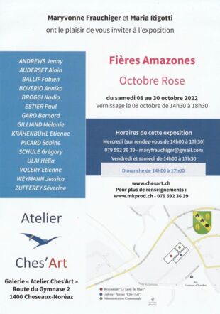 verso de l'affiche Octobre Rose