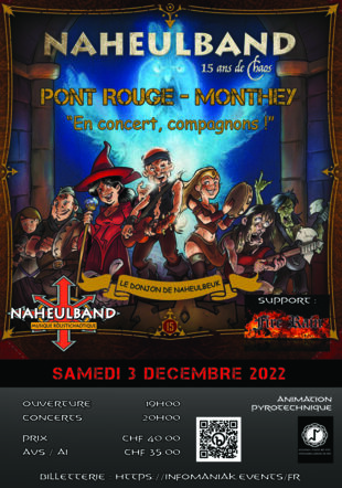 Affiche de la soirée