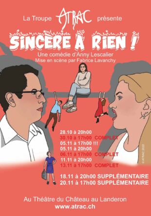 SINCÈRE À RIEN !