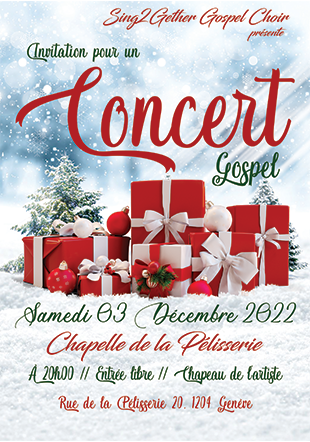 Concert de Noël 03.12.22 S2G