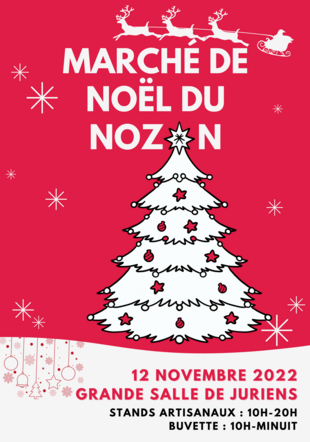 Affiche Marché de Noël du Nozon 2022